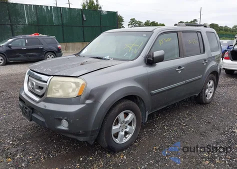 2009 Honda Pilot Ex-L from USA, damaged, VIN 5FNYF48549B019979